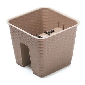 Truhlík na zábradlie RATONA mocca 28 cm vyobraziť