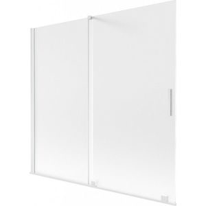 MEXEN/S - Velar dvojkrídlová posuvná vaňová zástena 170 x 150, dekor, biela 896-170-000-31-20 vyobraziť