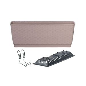 Truhlík s háčikmi TEZIR mocca vyobraziť