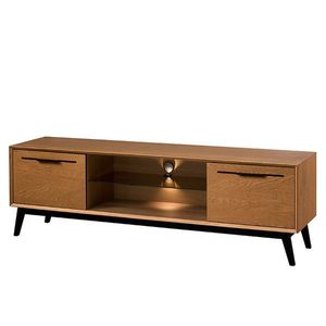 TV stolek Lazure 25 s LED osvětlením 180 cm dub Rustikal karamelový vyobraziť