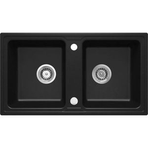 DEANTE DEANTE - Zorba čierna - Granitový drez, 2 - bowl ZQZ_N203 vyobraziť