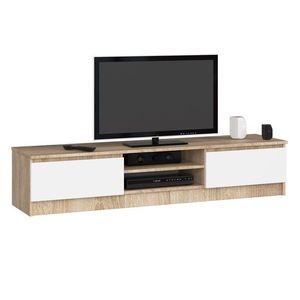 TV stolík Ronon 160 cm sonoma/biely vyobraziť