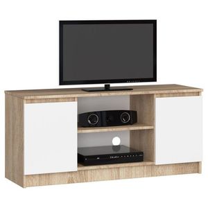 TV stolík Tonon 120 cm sonoma/biela vyobraziť