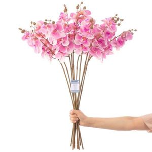 Umělá květina FALENI 10 ks růžová vyobraziť