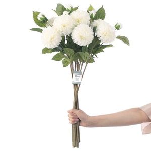 Umelá kvetina PIWONI 10 ks krémová vyobraziť