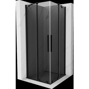 MEXEN/S - Velar Duo sprchovací kút, posuvné dvere 80 x 80, grafit, čierna 871-080-080-42-70 vyobraziť
