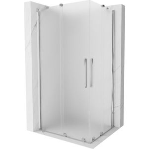 MEXEN/S - Velar Duo sprchovací kút, posuvné dvere 90 x 80, dekor, chróm 871-090-080-32-01 vyobraziť