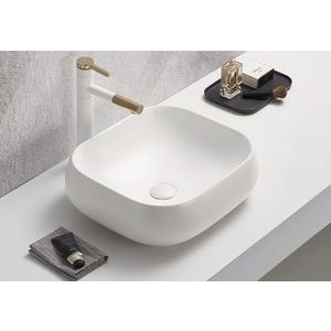 Umyvadlo na desku Nika bílé vyobraziť