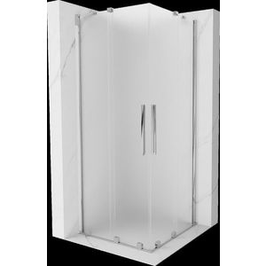 MEXEN/S - Velar Duo sprchovací kút, posuvné dvere 90 x 90, dekor, chróm 871-090-090-32-01 vyobraziť