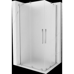 MEXEN/S - Velar Duo sprchovací kút, posuvné dvere 100 x 90, dekor, chróm 871-100-090-32-01 vyobraziť
