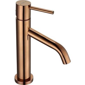 Umývadlová batéria Mexen Rumba 220 mm ružovo-zlatá vyobraziť