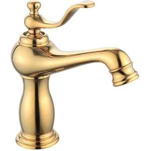 Umývadlová batéria MEXEN VELA zlatá vyobraziť