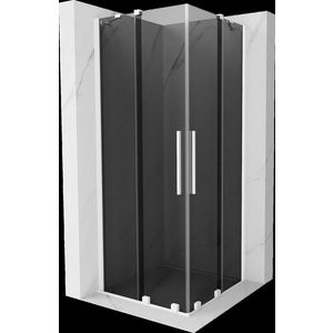 MEXEN/S - Velar Duo sprchovací kút, posuvné dvere 100 x 100, grafit, biela 871-100-100-42-20 vyobraziť