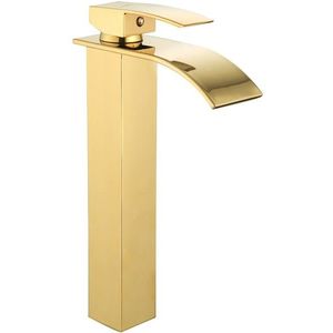 Umývadlová batéria vysoká MEXEN ARIES zlatá vyobraziť