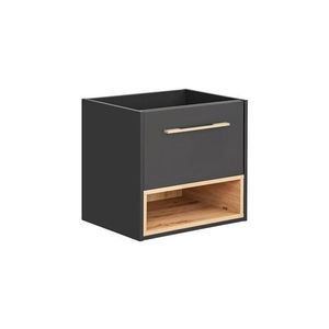 Umývadlová skrinka Borneo Cosmos 820 1S sivá/dub artisan vyobraziť