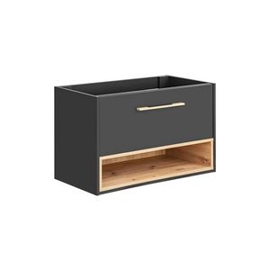 Umývadlová skrinka Borneo Cosmos 821 1S sivá/dub artisan vyobraziť