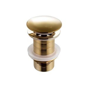 Umyvadlová výpusť Roxy click-clack zlatá vyobraziť