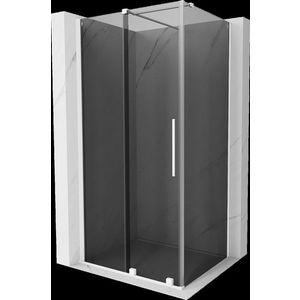 MEXEN/S - Velár sprchovací kút, posuvné dvere 120 x 80, grafit, biela 871-120-080-41-20 vyobraziť