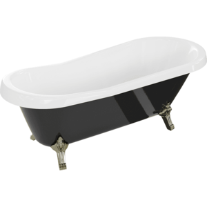 Vaňa MEXEN RETRO GOLD 170 x 75 čierno-biela vyobraziť