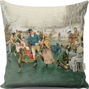 Vánoční dekorační polštář TUNES VI 43x43 cm zelený/bílý vyobraziť