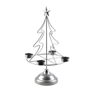 Vánoční svícen Br4on SANTA LILA 38 cm stříbrný vyobraziť