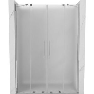 MEXEN/S - Velar Duo posuvné sprchové dvere 150, dekor, chróm 871-150-000-32-01 vyobraziť