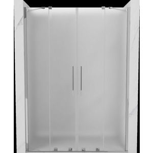 MEXEN/S - Velar Duo posuvné sprchové dvere 160, dekor, chróm 871-160-000-32-01 vyobraziť