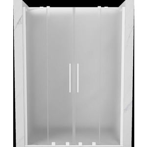 MEXEN/S - Velar Duo posuvné sprchové dvere 160, dekor, biela 871-160-000-32-20 vyobraziť