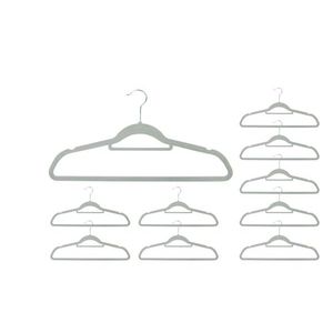 Velúrový vešiak MAXI 100 ks sivý vyobraziť