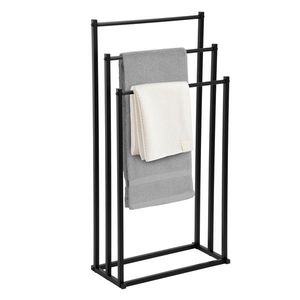 Věšák na ručníky se 3 rameny TORMES černý vyobraziť