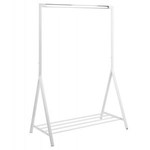 Vešiak na oblečenie Lillo biely/chróm vyobraziť