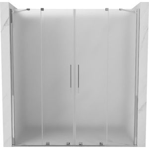 MEXEN/S - Velar Duo posuvné sprchové dvere 180, dekor, chróm 871-180-000-32-01 vyobraziť