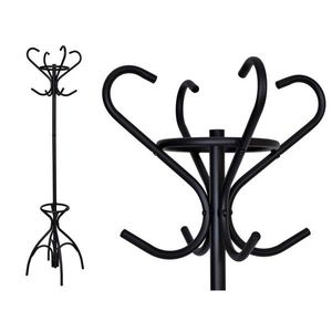 Vešiak na odevy Livio - čierny vyobraziť