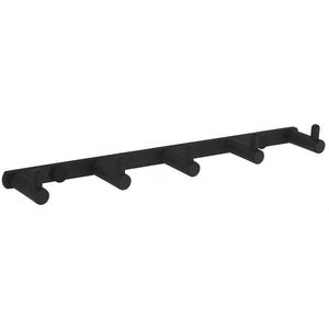 Vešiak na uteráky 5 háčikov MEXEN DREN čierny vyobraziť