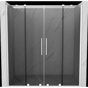 MEXEN/S - Velar Duo posuvné sprchové dvere 180, grafit, biela 871-180-000-42-20 vyobraziť