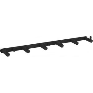 Vešiak na uteráky 6 háčikov MEXEN DREN čierny vyobraziť