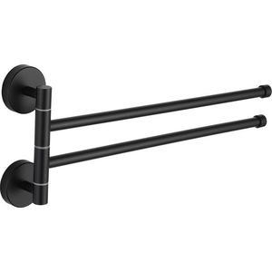 Vešiak na uteráky MEXEN Rami čierny vyobraziť