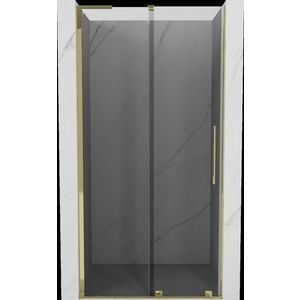 MEXEN/S - Velar L posuvné sprchové dvere 110, grafit, zlatá 871-110-003-41-50 vyobraziť