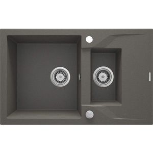 DEANTE DEANTE - Andante antracit metalic - Granitový drez, 1.5 - bowl s odkvapkávačom ZQN_T513 vyobraziť