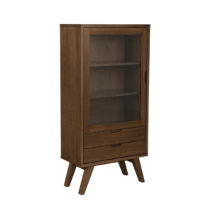 Vitrína A-LINE 145 cm kouřový dub vyobraziť