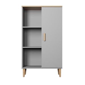 Vitrína DENVER 120 cm šedý/dub hickory vyobraziť