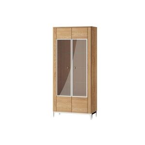 Vitrína Savona II 12 90 cm z masivu dub zlatý vyobraziť