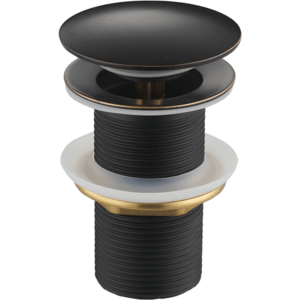 Výpusť click-clack bez prepadu Mexen 79910 old black vyobraziť