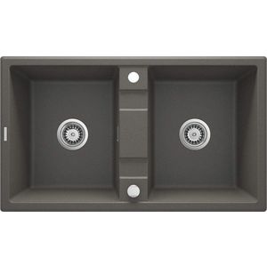 DEANTE DEANTE - Eridan antracit metalic - Granitový drez, 2 - bowl ZQE_T203 vyobraziť