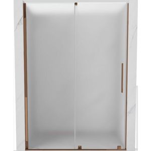 MEXEN/S - Velár posuvné sprchové dvere 150, dekor, ružové zlato 871-150-000-31-60 vyobraziť