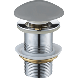 Výpust pre umývadlá bez prepadu MEXEN LYDIA klik-klak svetlosivá vyobraziť