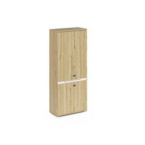 Vysoká kancelárska skriňa Houseland Profit Pro 03 prírodný dub vyobraziť