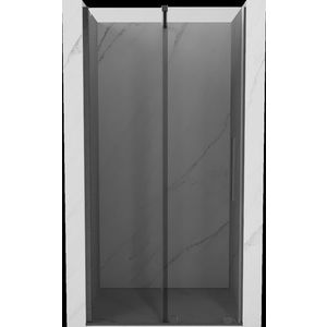 MEXEN/S - Velár posuvné sprchové dvere 90, grafit, grafit kartáčovaná 871-090-000-41-66 vyobraziť