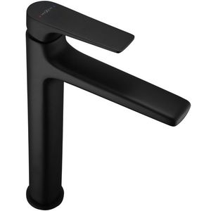 Vysoká umývadlová batéria MEXEN LYNX čierna vyobraziť