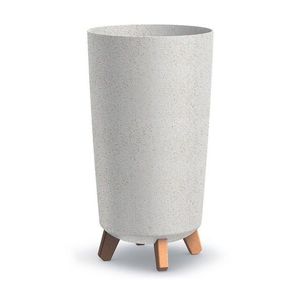 Vysoký květináč GRACIE TUBA SLIMECO bílý vyobraziť